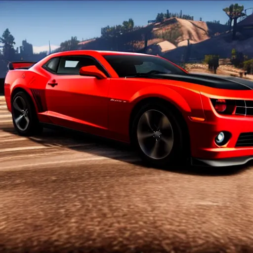 Image similar to 2 0 1 3 chevrolet camaro ss in red dead redemption 2