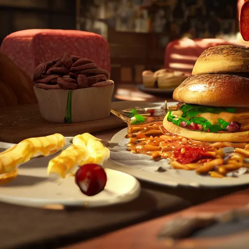 Prompt: food ,hyper realistic, photo realistic, focused, cinematic lighting, unreal engine 5