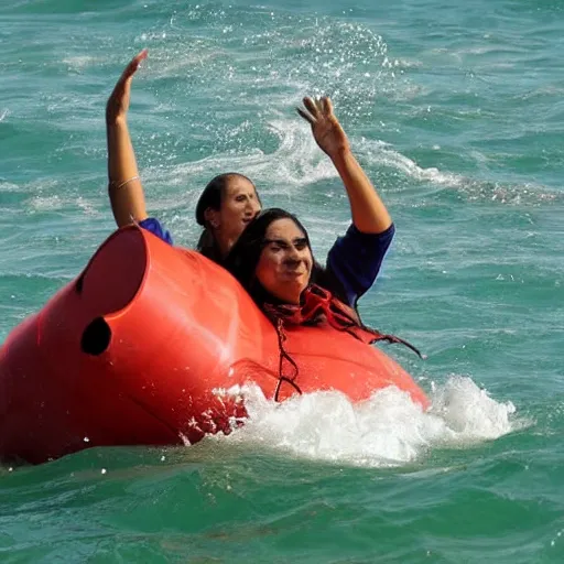 Image similar to garota aproveitando as ondas de niteroi, pulando se divertindo