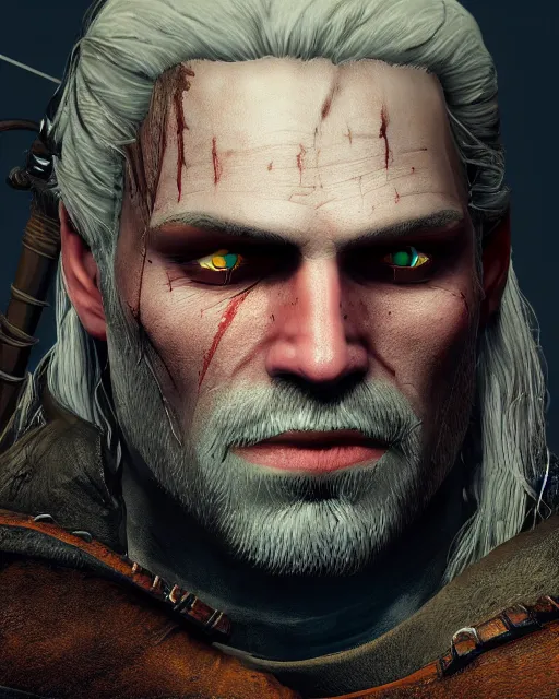 Prompt: portrait of the undead witcher, ultrarealistic, 8 k