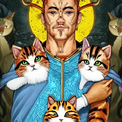 Image similar to god of cats