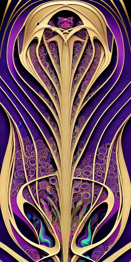 Prompt: the source of future growth dramatic, elaborate emotive Art nouveau styles to emphasise beauty as a transcendental, seamless pattern, symmetrical, large motifs, sistine chapel ceiling, 8k image, supersharp, spirals and swirls in Art Nouveau style, iridescent black and rainbow colors with gold accents, perfect symmetry, High Definition, sci-fi, Octane render in Maya and Houdini, light, shadows, reflections, photorealistic, masterpiece, smooth gradients, high contrast, 3D, no blur, sharp focus, photorealistic, insanely detailed and intricate, cinematic lighting, Octane render, epic scene, 8K