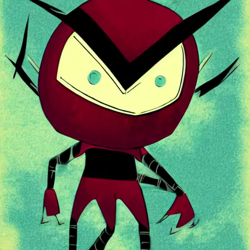 Image similar to invader zim menacing pose