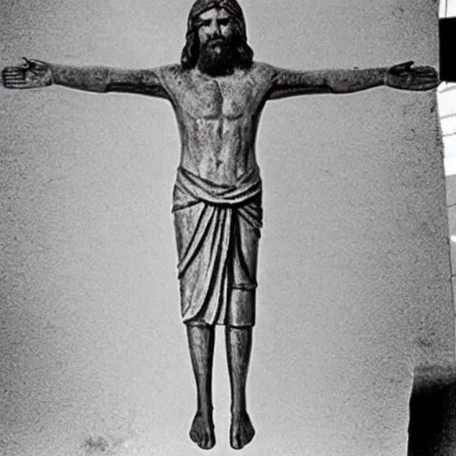 t - posing jesus christ, Stable Diffusion