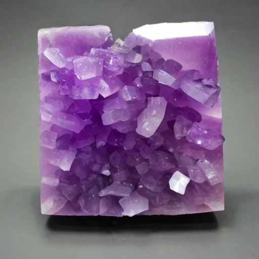 Prompt: amethyst fudge crystal