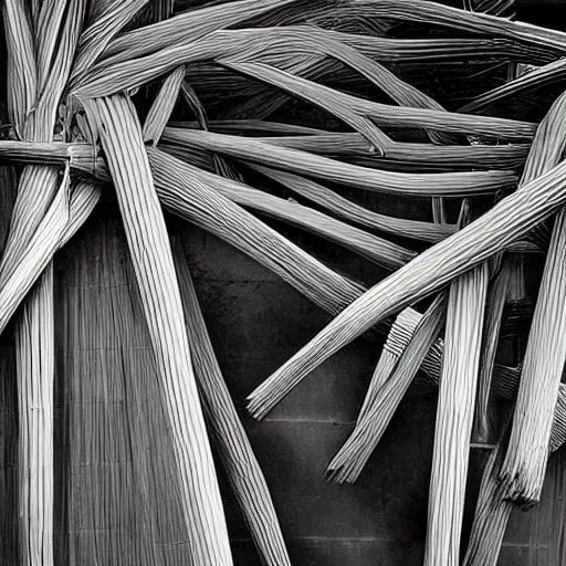 Image similar to A beautiful street art. It has no visible auditory organs, just eyes, human eyes, hundreds of them, in the ends of stalks that radiate from its body like some exotic fruit. felt pieces by Brett Weston, by Syd Mead desaturated