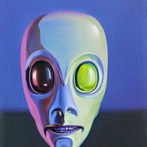 Image similar to alien by wayne thiebaud