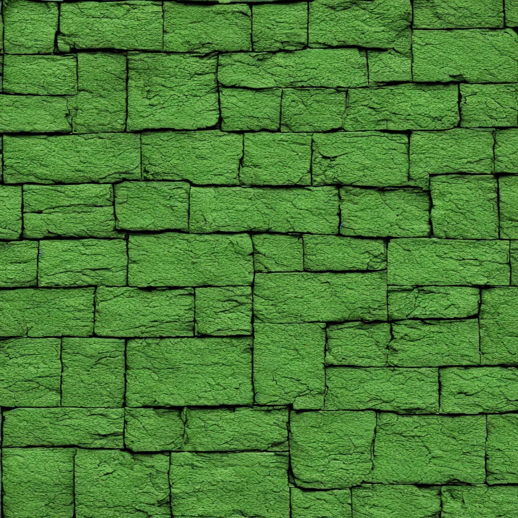 Image similar to green brick texture, 4k