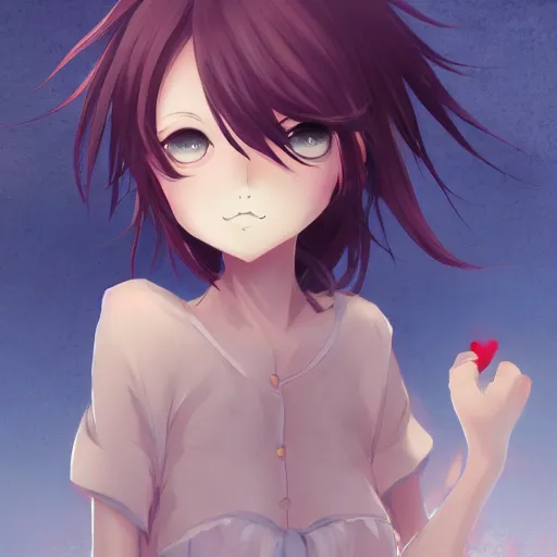 Sad anime girl wallpaper by offical_HYBRID - Download on ZEDGE™ | 54b6