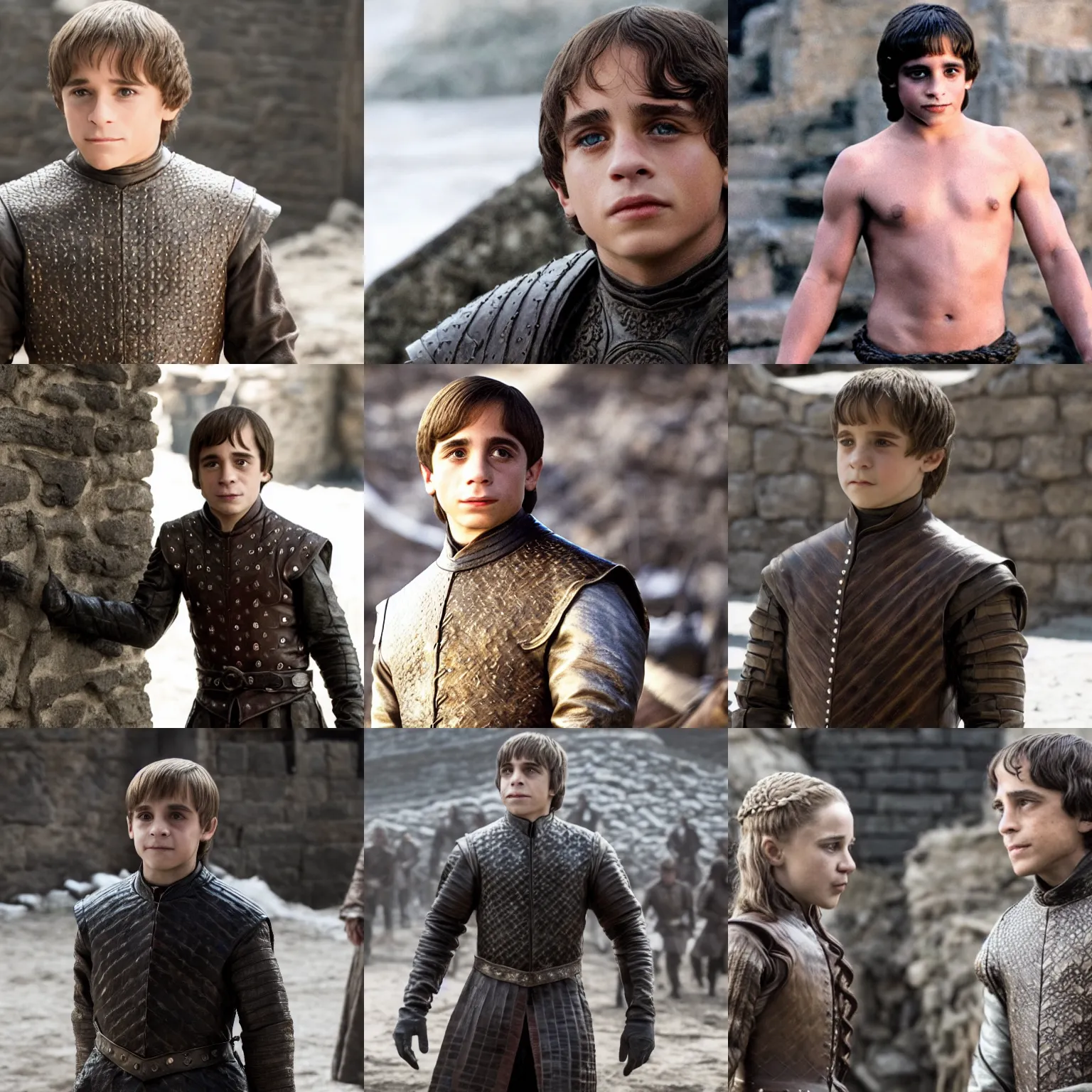 Prompt: film still of young tony danza in game of thrones, photo