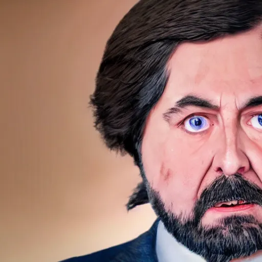 Image similar to chilean president Gabriel Boric as studio ghibli movie, highly detailed, full hd, portrait, 8k