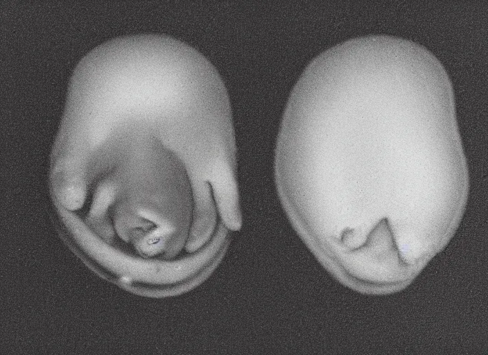 Prompt: ultrasound portrait of fetus