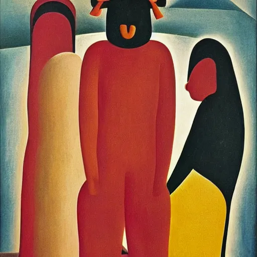 Image similar to abaporu by tarsila do amaral but the foot is wearing shoes.