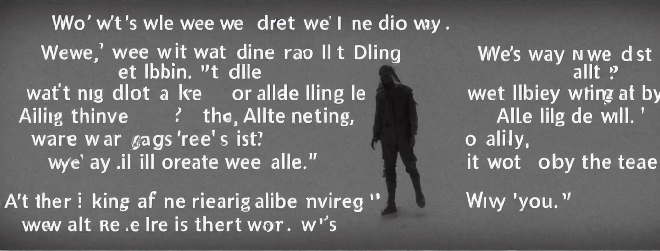 Prompt: wait... if we're gonna die anyway, no matter how we die, even if it's disobeying orders, it all means nothing, right?