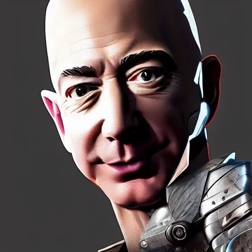 Image similar to Jeff Bezos Jeff Bezos as an amazon warrior, 4k, artstation, cgsociety, award-winning, masterpiece, stunning, beautiful, glorious, powerful, fantasy art