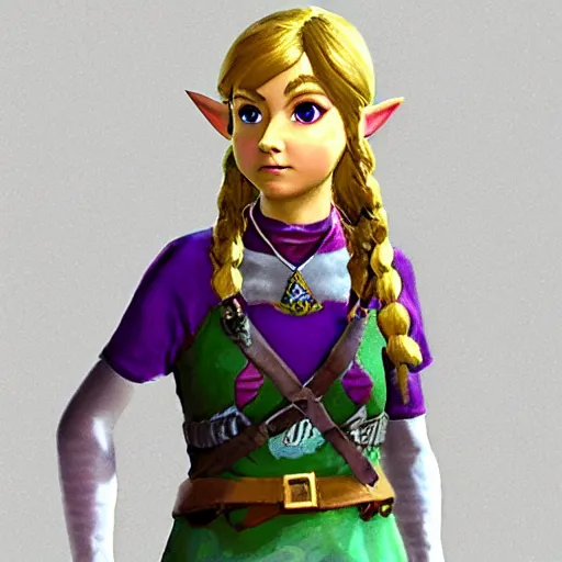 Image similar to realistic zelda