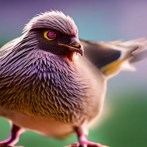 Image similar to national geographic photo of pidgey, pokemon in the wild, intricate, portrait, 8 k highly professionally detailed, hdr, award winning