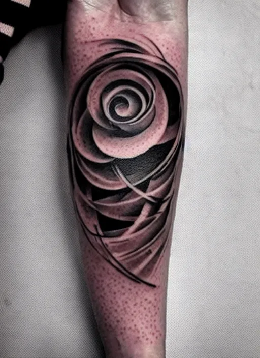 Image similar to a pretty neat tattoo an artist might have