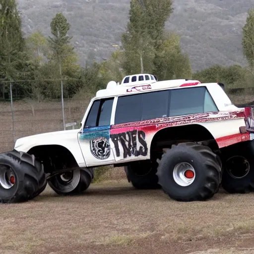 Image similar to monster truck taxi