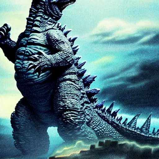 Prompt: godzilla, highly detailed, digital painting, smooth, sharp focus, illustration, ultra realistic, 8 k, art by hideaki anno and shinji higuchi