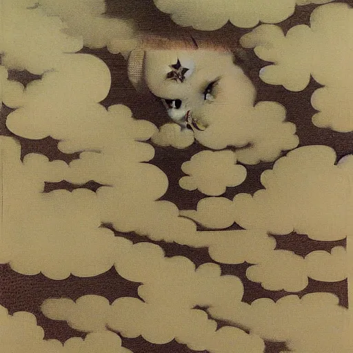 Image similar to cloud dreams, by Nobuhiko Obayashi