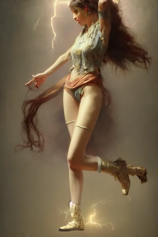 Image similar to a full body portrait of a good looking girl wearing cute outfit, high detail, cleary see face, by gaston bussiere, bayard wu, greg rutkowski, odd nerdrum, maxim verehin, realism, harsh lighting, dan dos santos, masterpiece, sharp focus, cinematic lightning