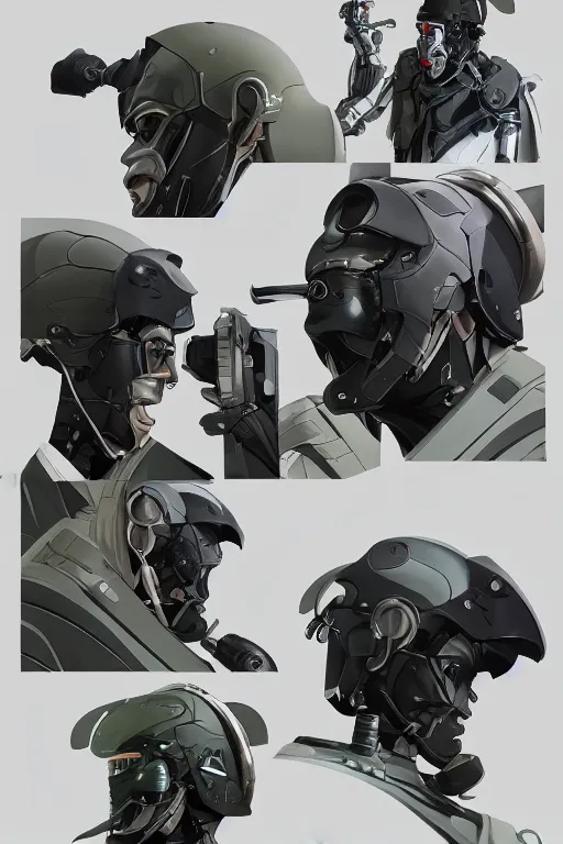 Image similar to robot ninja mask helmet metal gear solid training suit swat commando, aesthetic octane render, 8 k hd resolution, by ilya kuvshinov and cushart krentz and gilleard james, by carl warner and jim woodring, trending on artstation : 1. 5, sweet joy harmony color scheme