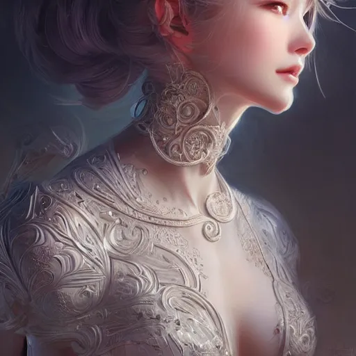 Prompt: Very detailed. intricate, elegant, highly detailed. trending on artstation, digital art, by Stanley Artgerm Lau, WLOP, Rossdraws, James Jean, Andrei Riabovitchev, Marc Simonetti, Yoshitaka Amano