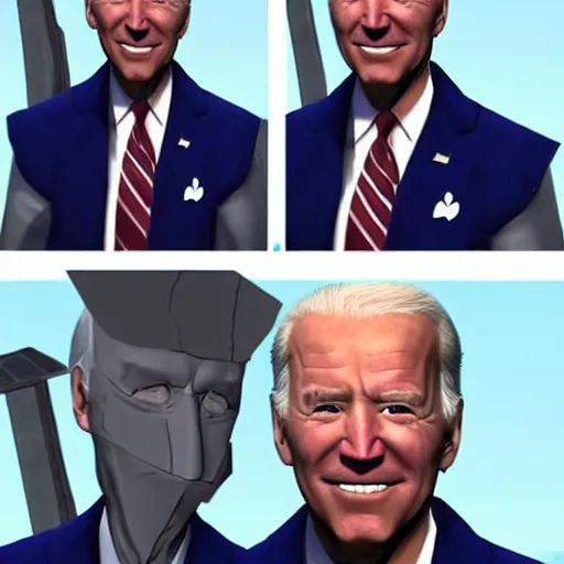 Image similar to joe biden as a character from skyrim