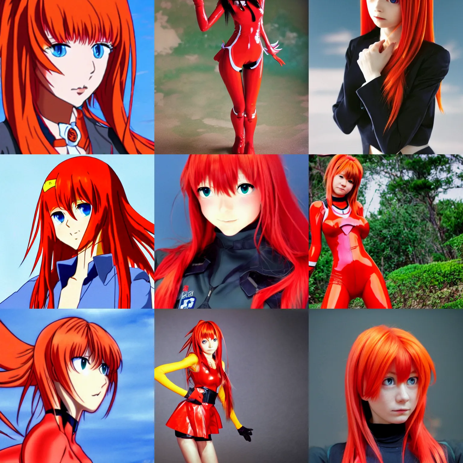 Prompt: asuka langley soryu from evangelion