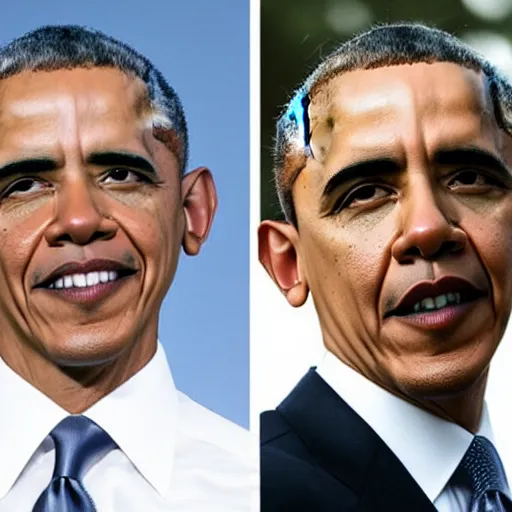 Image similar to white barack obama,