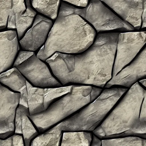 Image similar to 8k seamless texture of rock, dishonored style