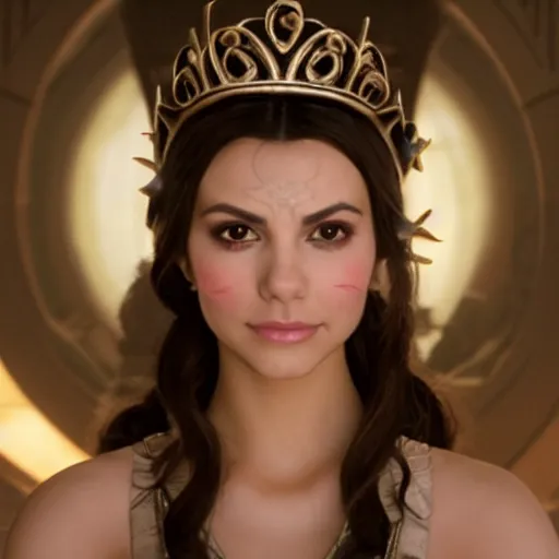 Image similar to victoria justice as princess padme in star wars episode 3, 8k resolution, full HD, cinematic lighting, award winning, anatomically correct