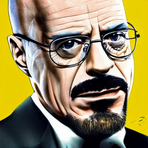 Image similar to robert downey jr as walter white