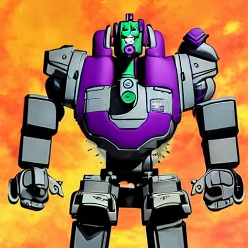 Image similar to A Stand robot named Big Iron from JoJo\'s Bizarre Adventure