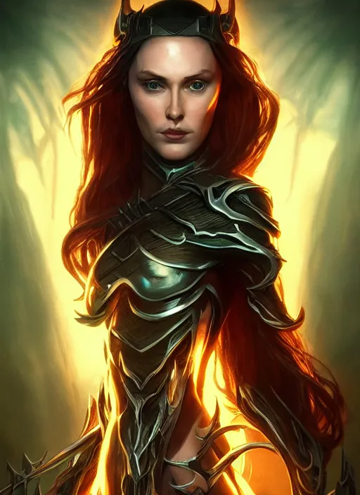 Image similar to hela goddess, ultra detailed fantasy, elden ring, realistic, dnd character portrait, full body, dnd, rpg, lotr game design fanart by concept art, behance hd, artstation, deviantart, global illumination radiating a glowing aura global illumination ray tracing hdr render in unreal engine 5