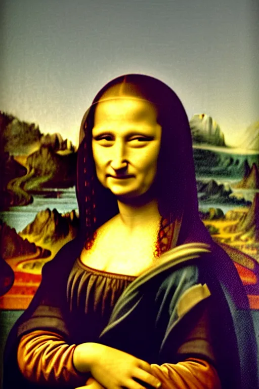 Image similar to Homer Simpson as Mona Lisa,