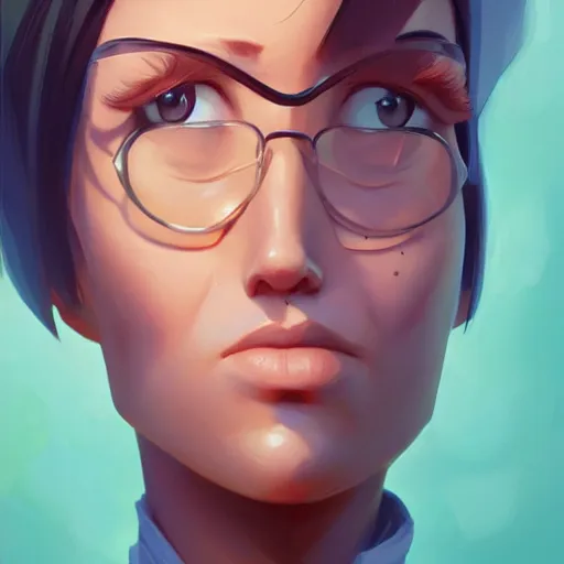 Image similar to face icon stylized minimalist m. a. s. h., loftis, cory behance hd by jesper ejsing, by rhads, makoto shinkai and lois van baarle, ilya kuvshinov, rossdraws global illumination