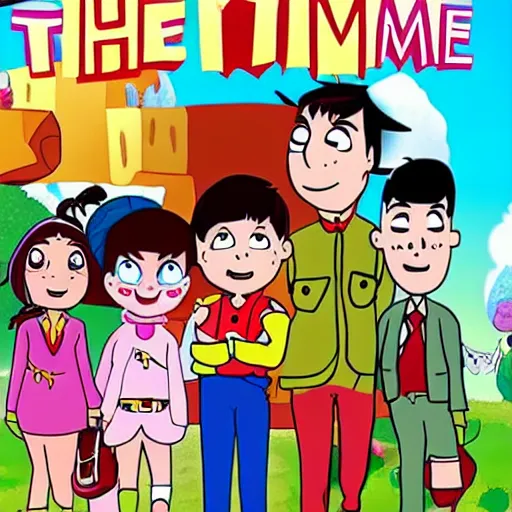 Image similar to the movie no time to die as a childrens cartoon