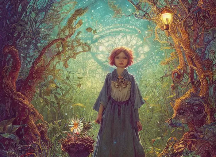 Prompt: magical child, path traced, highly detailed, high quality, digital painting, by studio ghibli, lise deharme, alexander jansson, paul lehr, tim white, hans zatzka, george stubbs, louis wain, alphonse mucha