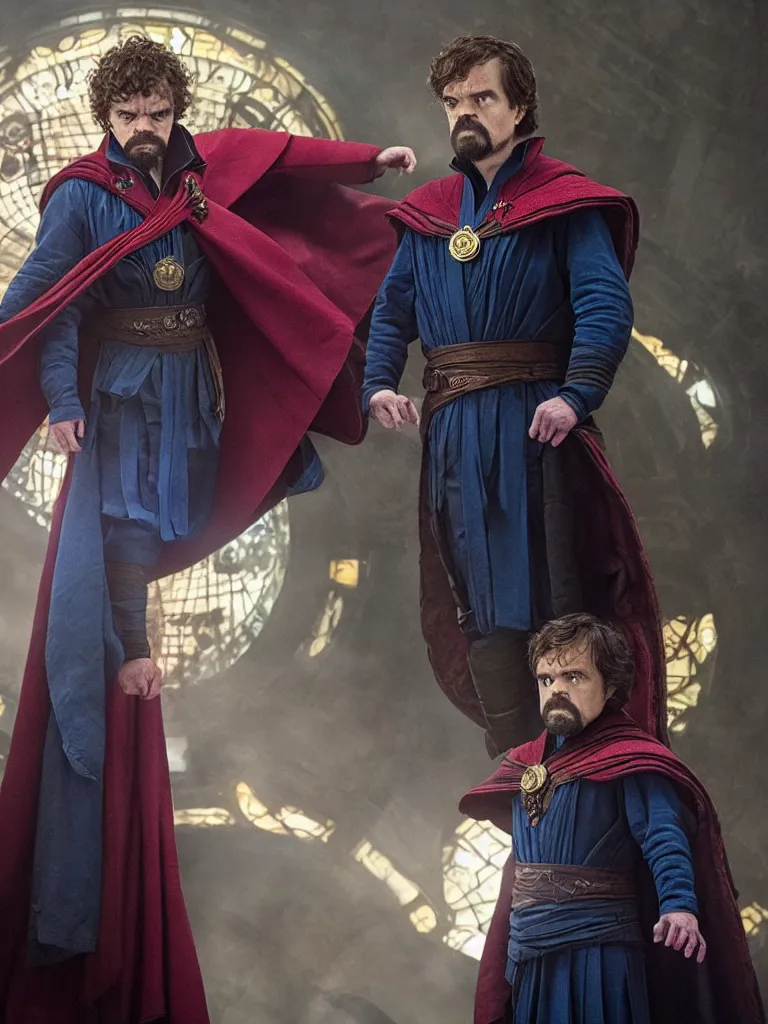 Image similar to Peter Dinklage as Doctor Strange