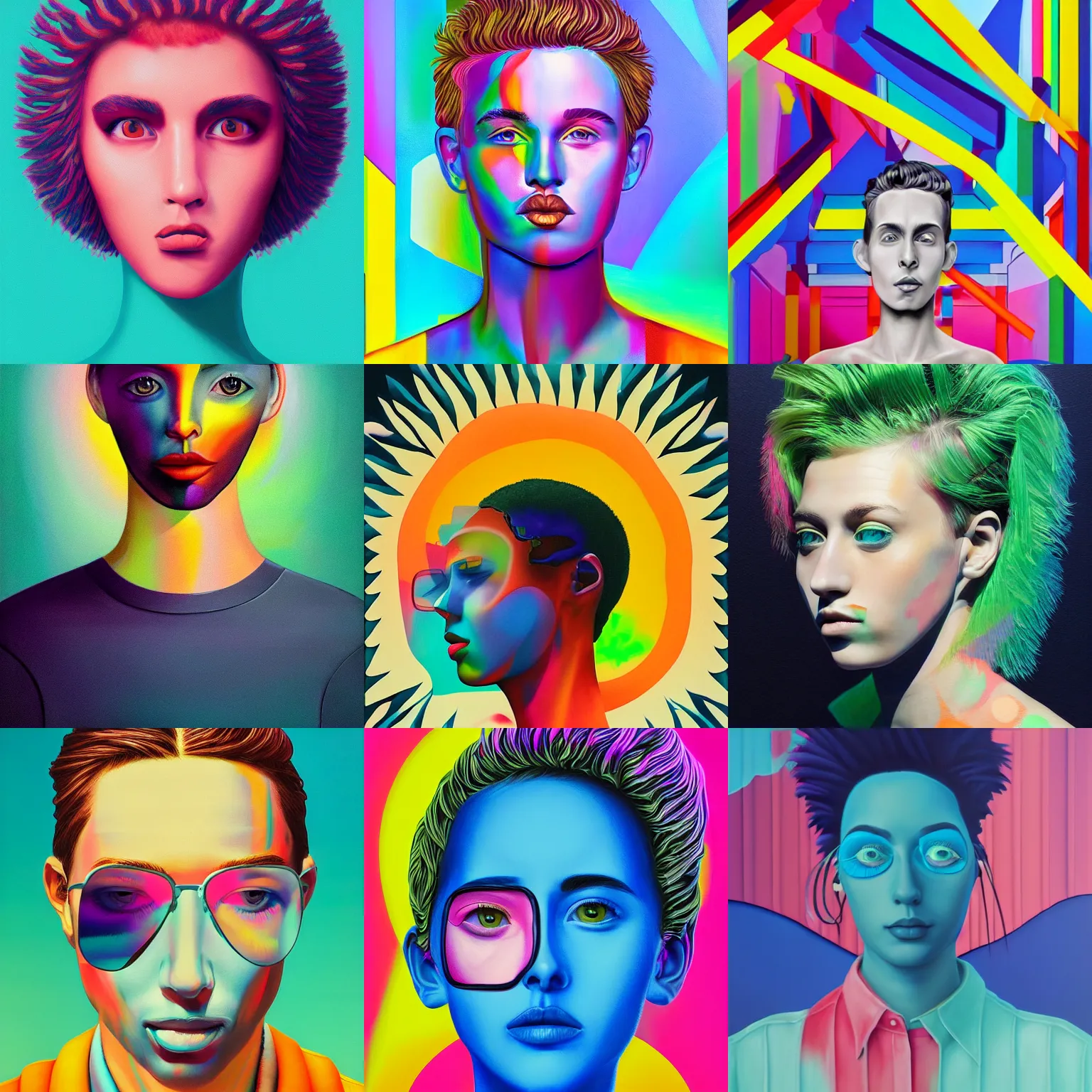 Prompt: very detailed by art an portrait minimalist winner contest rafal painting thomas detailed vaporwave olbinski airbrush cole colorful art pop painting ultrafine deco surrealism behance detailed skeuomorphic