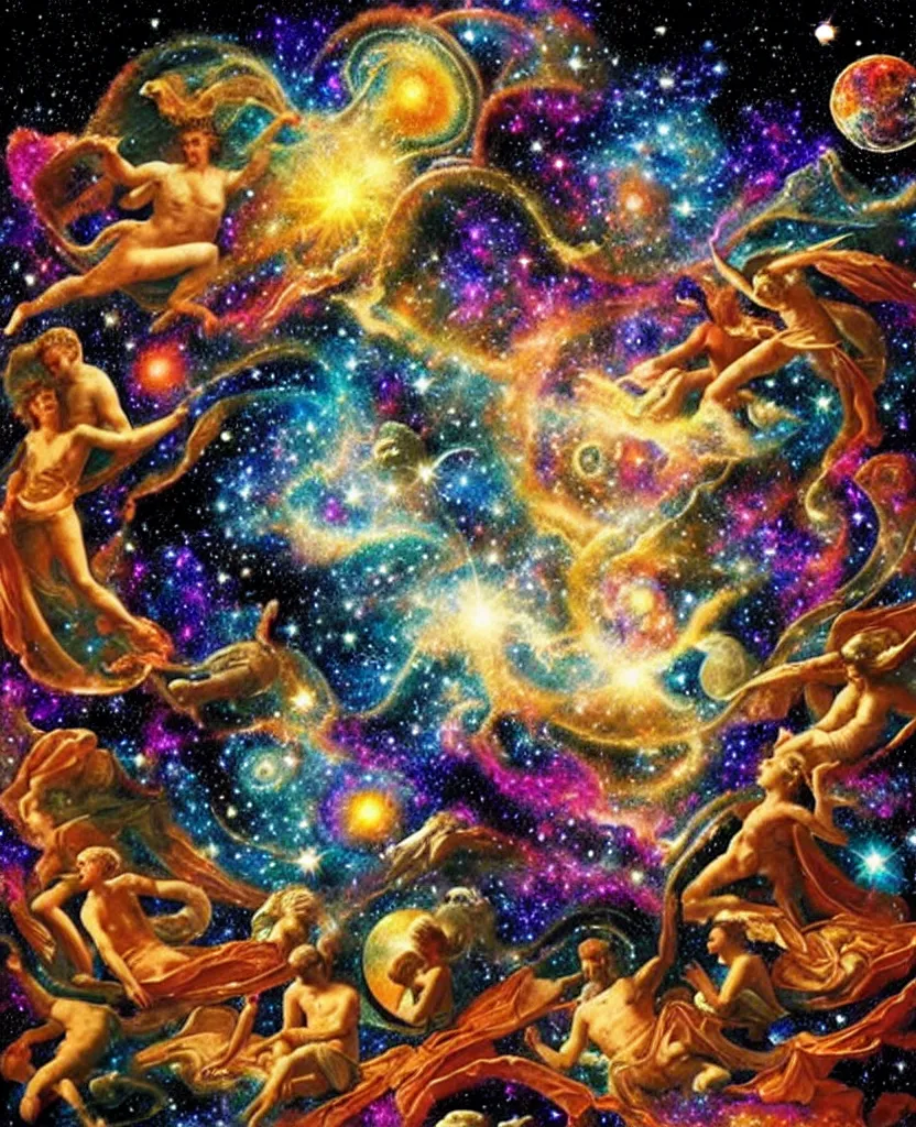 Image similar to cosmic renaissance