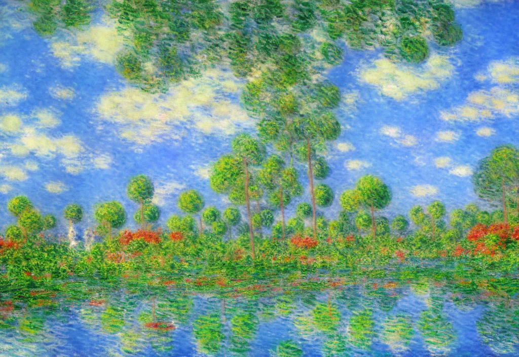 Image similar to anime scenery, very anime scenery in impressionist style, trending artwork, anime painter studio, by claude monet