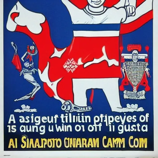 Prompt: a 1 9 9 0 s singaporean government camapign poster