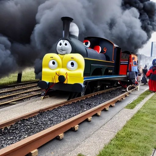 thomas the train angry