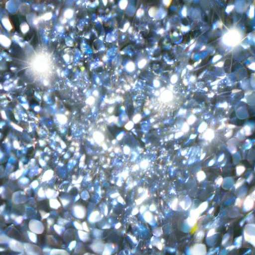 Prompt: studio photograph of raw uncut white diamond refracting light, macro photography, f 4