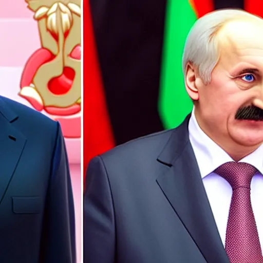 Prompt: president of belorussia, alexander lukashenko as anime princess, sailor moon, anime,WLOP, perfect faces, fine details