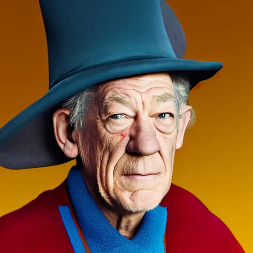 Image similar to Ian McKellen as Perry the Platypus, 4k, UHD