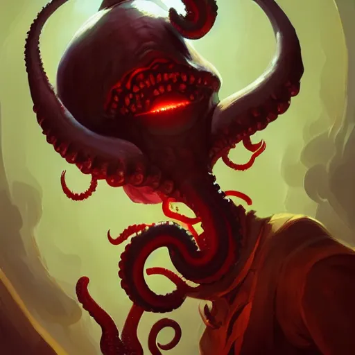 Image similar to mind flayer pirate with tentacle mouth, behance hd artstation by jesper ejsing by rhads, makoto shinkai and lois van baarle, ilya kuvshinov, ossdraws